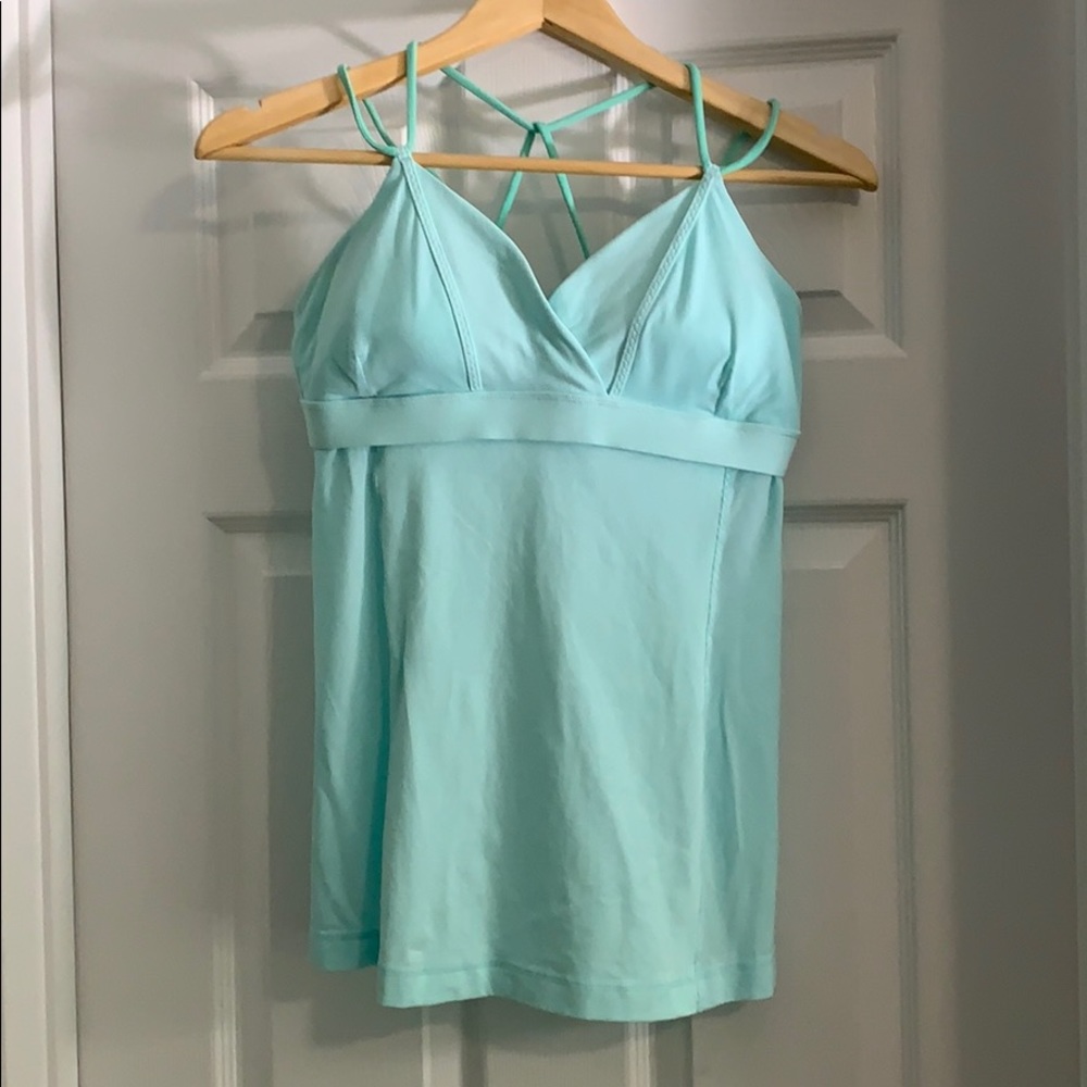 Lululemon top, Size 10, Mint color, Gently used
